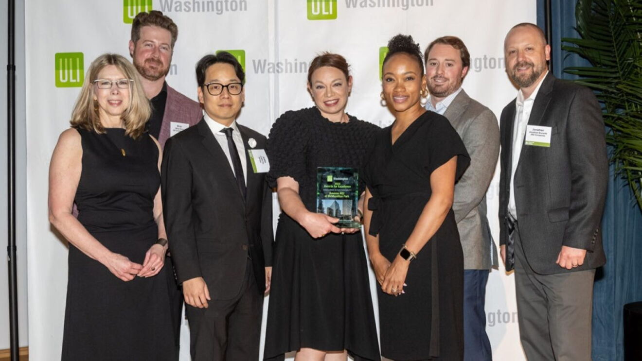 Amazon HQ2 receives Urban Land Institute (ULI) Washington’s top recognition for Excellence in Sustainability.