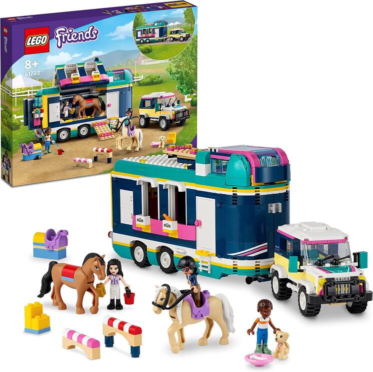 LEGO Friends Horse Show Trailer with 2 Toy Horses, Currently priced at £89.99