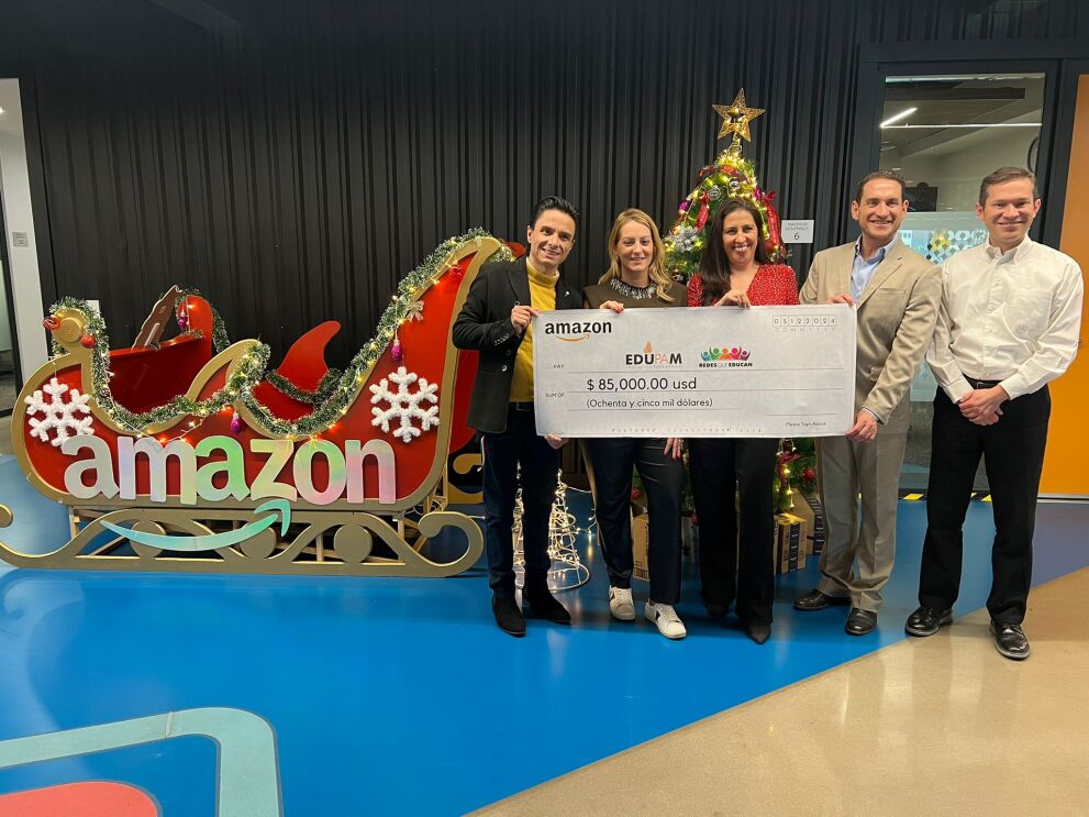 EDUPAM celebra colaboración con Amazon para apoyar la educación de niños y niñas de zonas marginadas