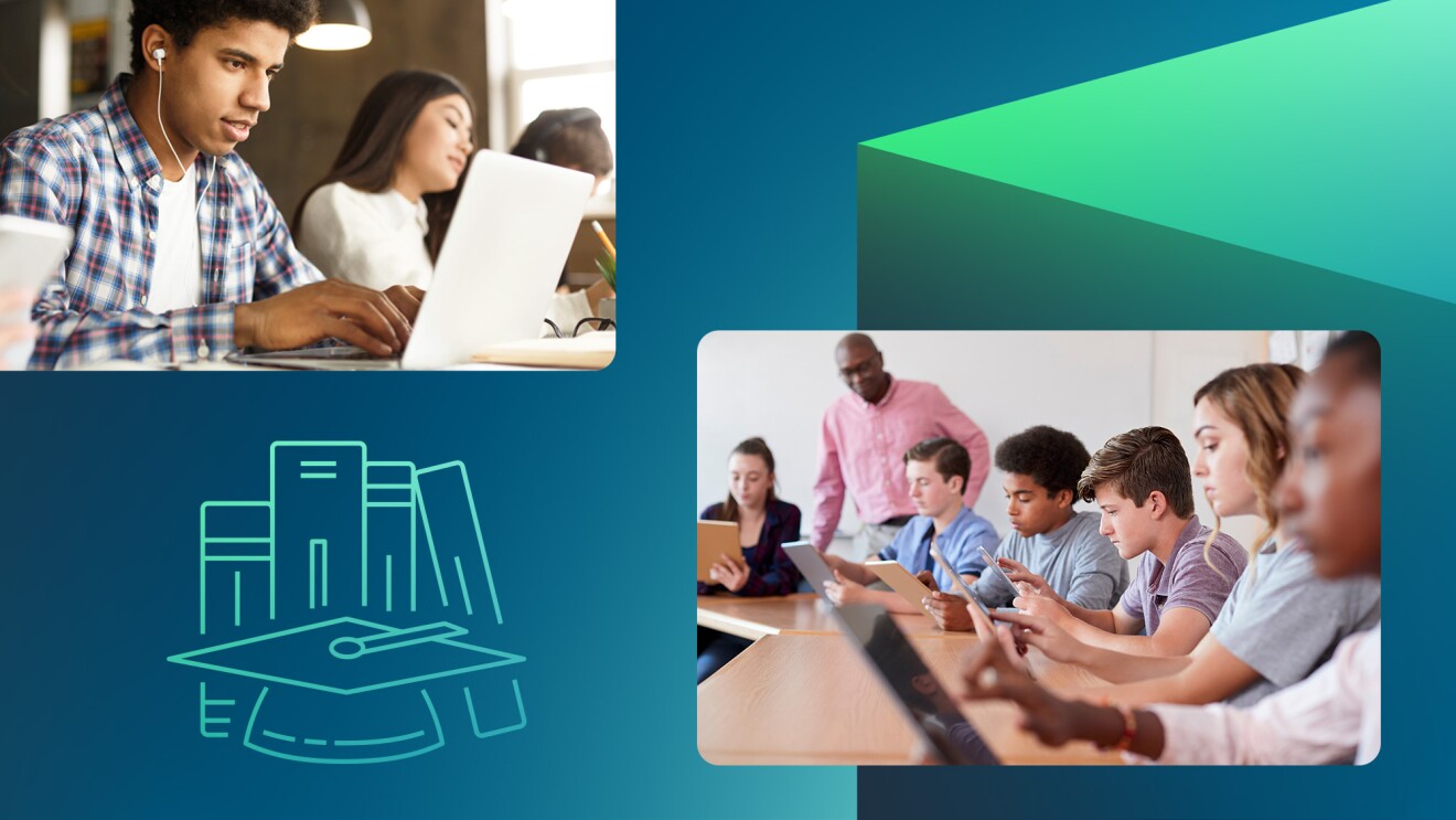 一个图像拼贴与人学习在课堂环境。