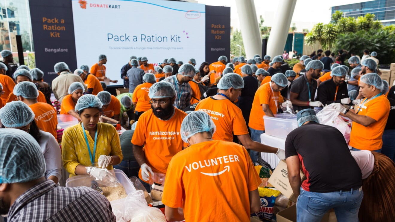 Global Month of Volunteering at Amazon