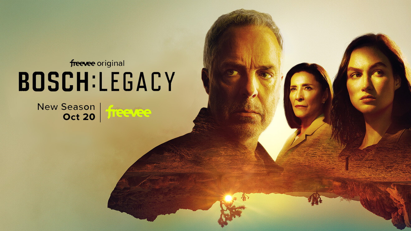Promotional image for Season 2 of "Bosch: Legacy."