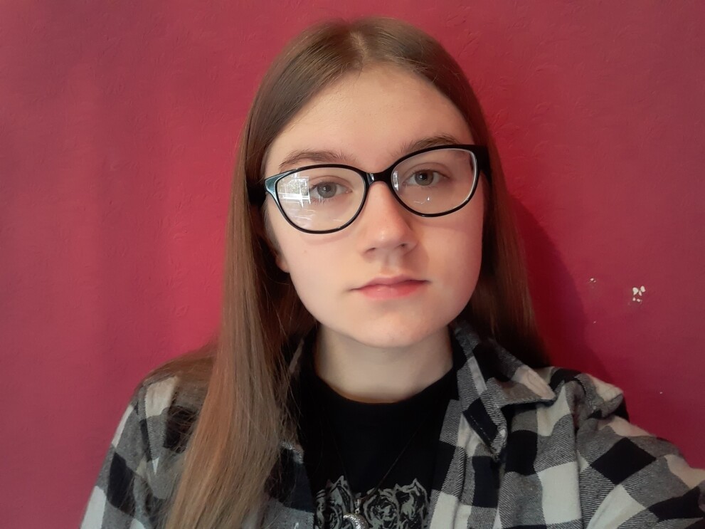 A selfie taken by Lily Nicholson, an awardee of the AFE bursary