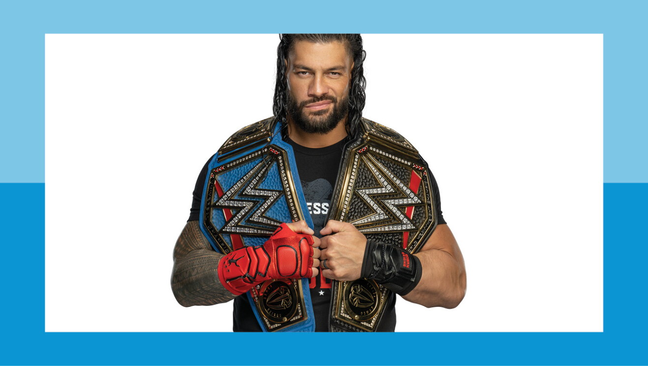 An image of the WWE belts