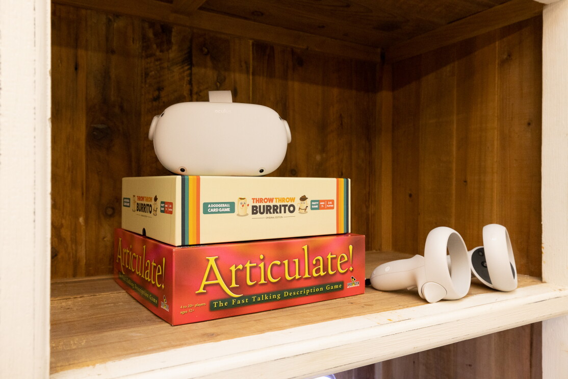 Virtual Reality Headset, Throw Throw Burrito and Articulate Board Games