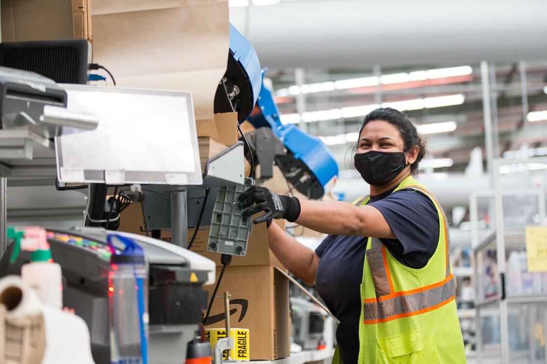 Seasonal workers will help to fulfil customer orders during the holidays. 