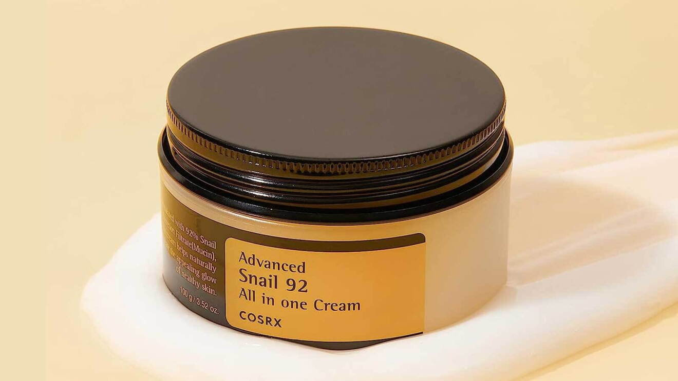 Prime day 2023 live blog best deals: closeup of cosrx all in one snail cream product on a pale yellow background