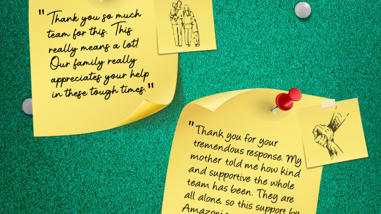 Messages of gratitude