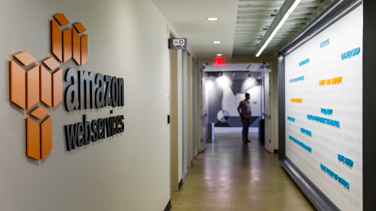 The Amazon Web Services logo