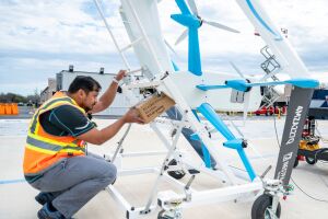 Watch a drone delivery take flight in 18 photos from Amazon’s drone facility in Texas