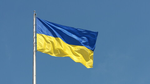 Ukrainian flag 