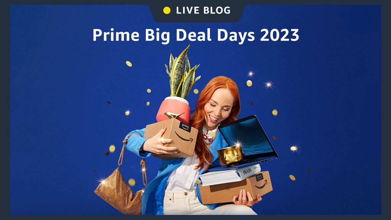 prime big deal days 2023 live blog best deals new hero with text "live blog: Prime Big Deal Days 2023"