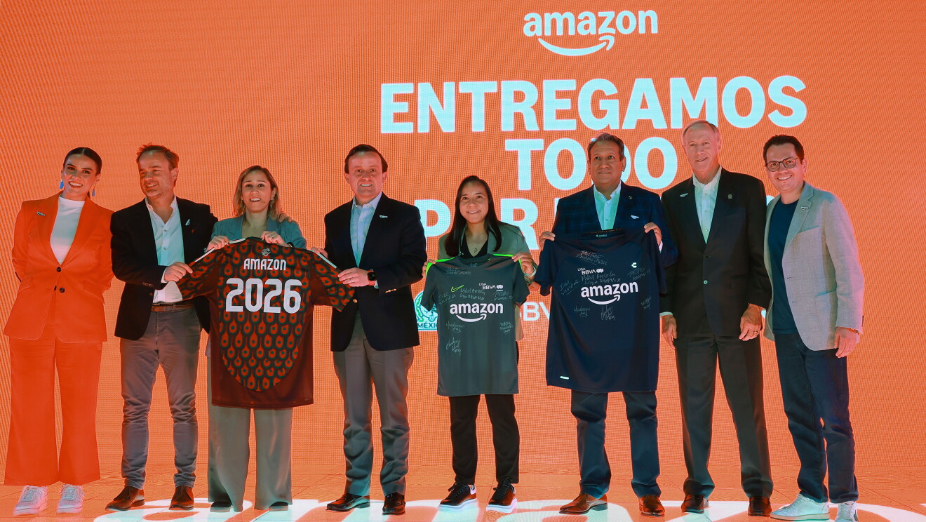 Amazon México, orgulloso patrocinador de la  Selección Nacional de México, la Liga BBVA MX y la Liga BBVA MX femenil