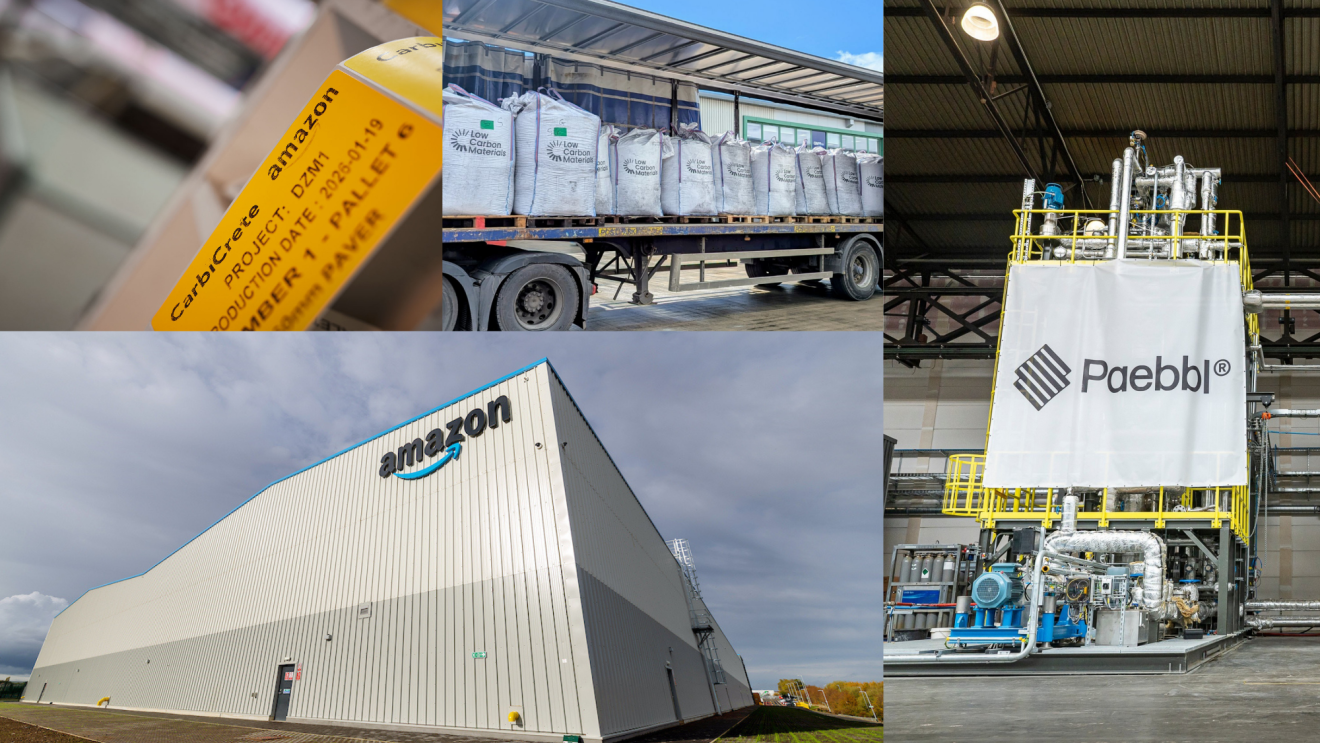 How Amazon is investing in innovation to decarbonise construction in the UK 