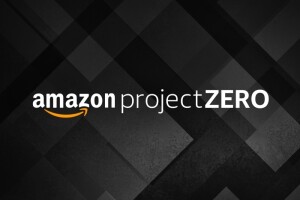 An Amazon Project Zero logo on a black and gray background