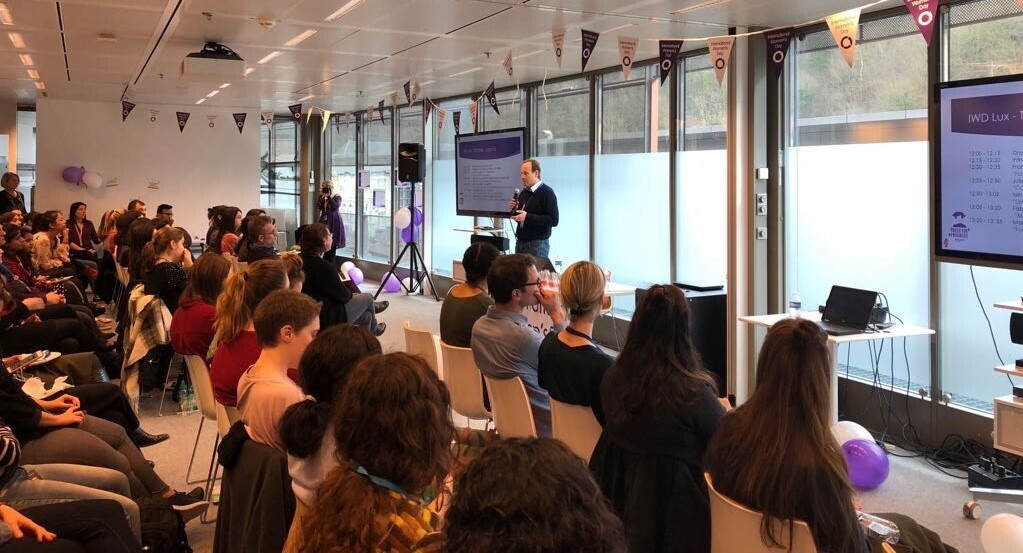 Amazon IWD lecture at our European HQ in Luxembourg