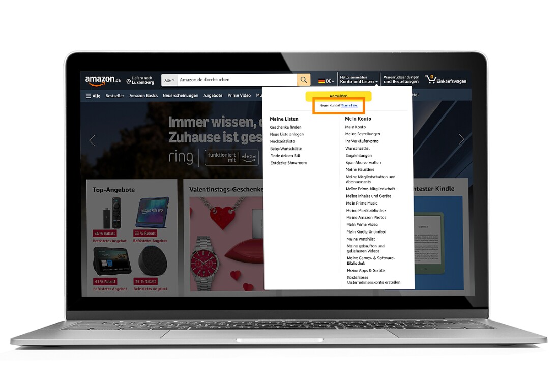 Amazon Konto bild