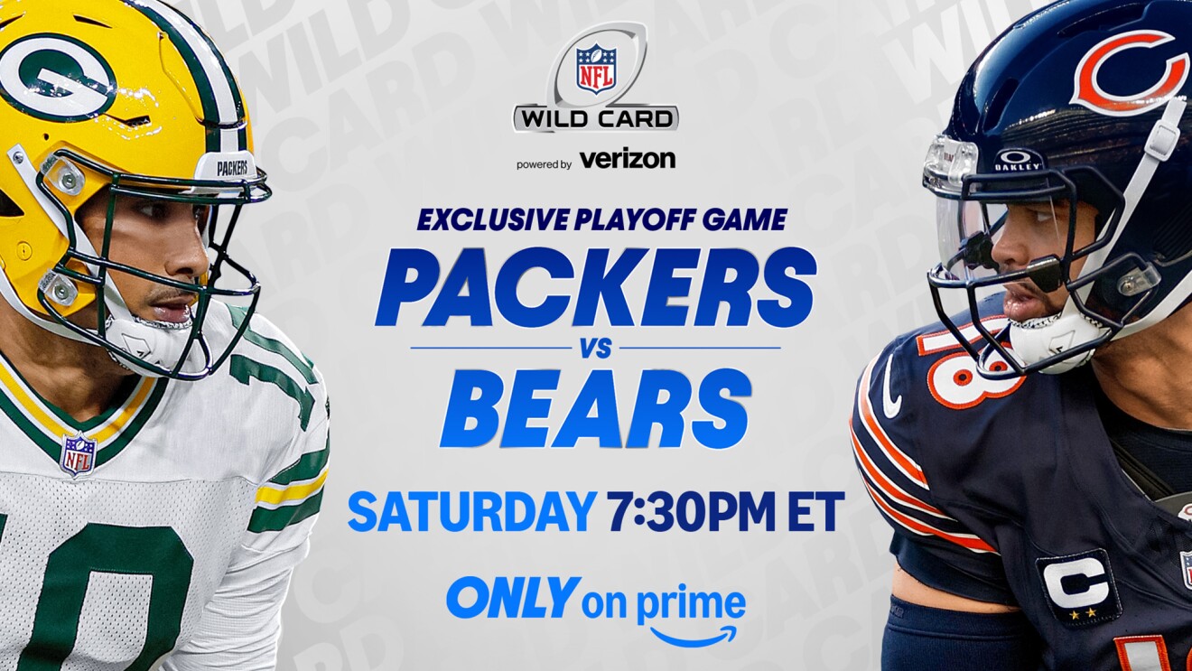 How to stream Packers vs. Bears NFL Wild Card game on Prime Video