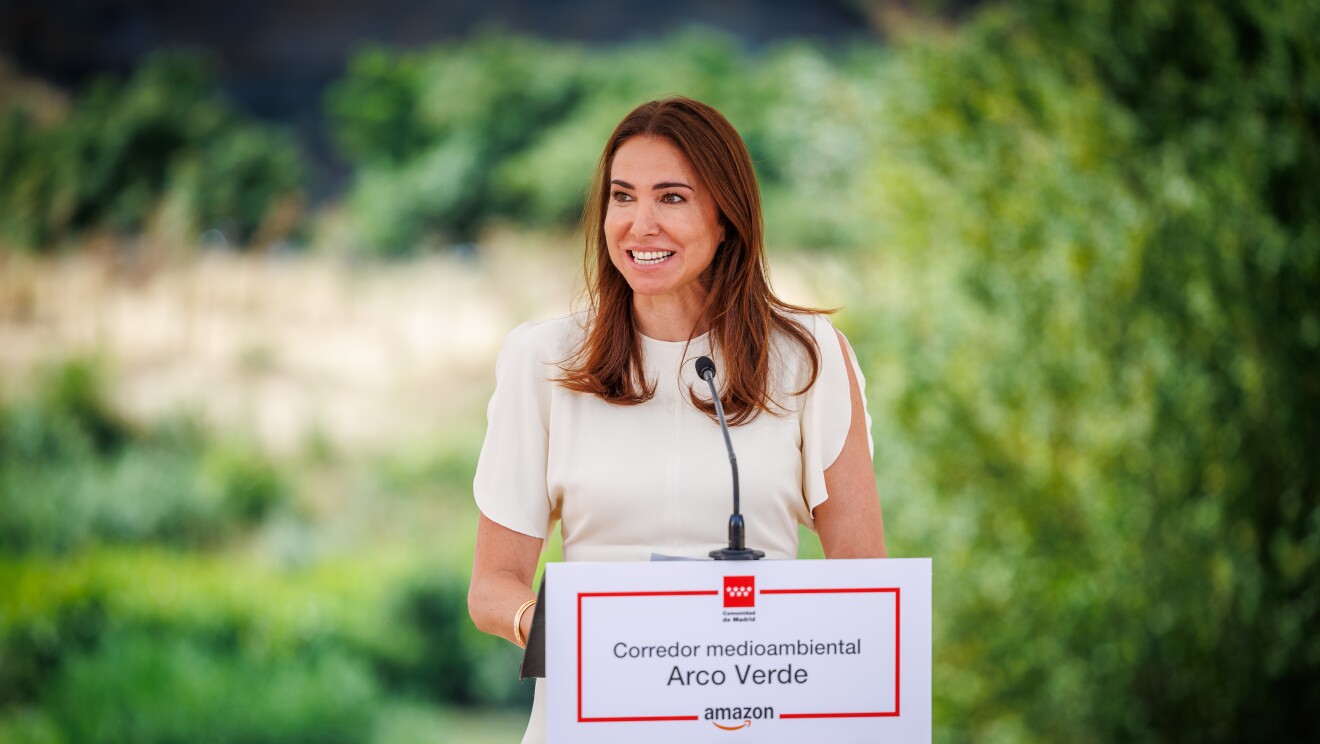 Inauguración actuación financiada por Amazon en Arco Verde