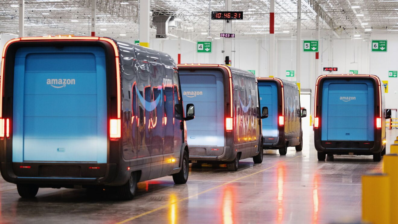 amazon rivian delivery vans