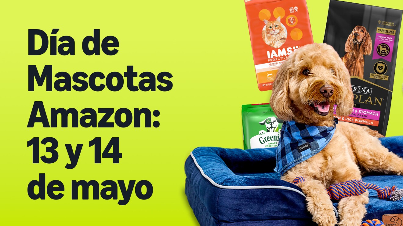 Amazon Pet Day 2025 llega del 13 al 14 de mayo con 48 horas de ofertas en productos y suministros para mascotas