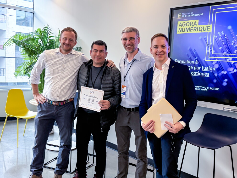 Nick Lee-Romagnolo,  Fernando Melendez Portillo, Quentin Tricard, and Simon Delamarre