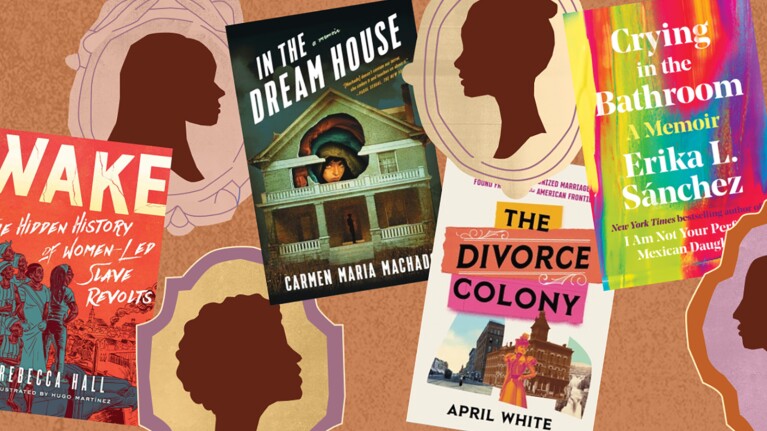 A collage of book covers.