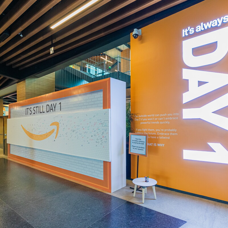 Amazon India office entrnace