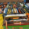 Image of Amazon delivery sortation bags folded and packed tightly in one bag