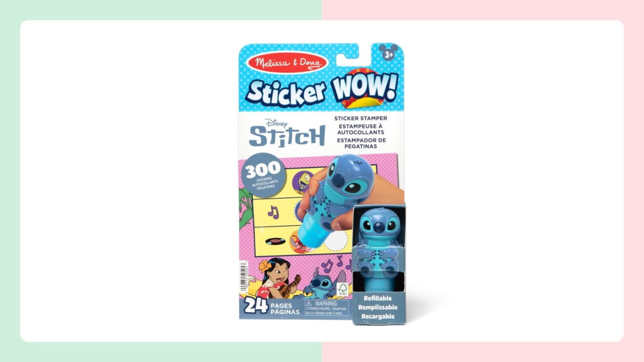 Melissa & Doug Sticker WOW! Disney Stitch sticker stamper toy with 300 stickers and 24 pages