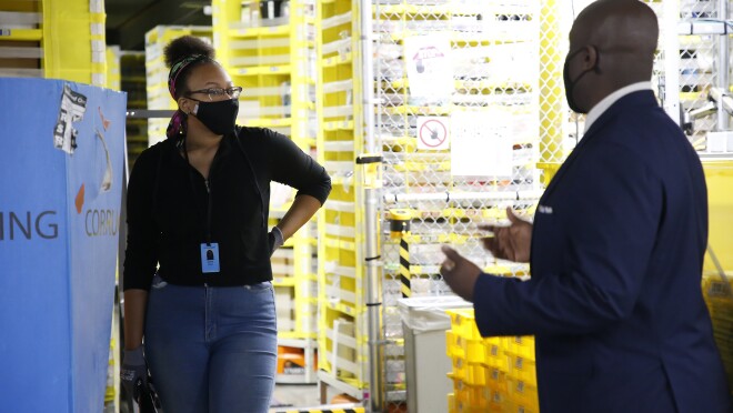 Amazon HR leader gives a look inside a Detroit-area fulfillment center