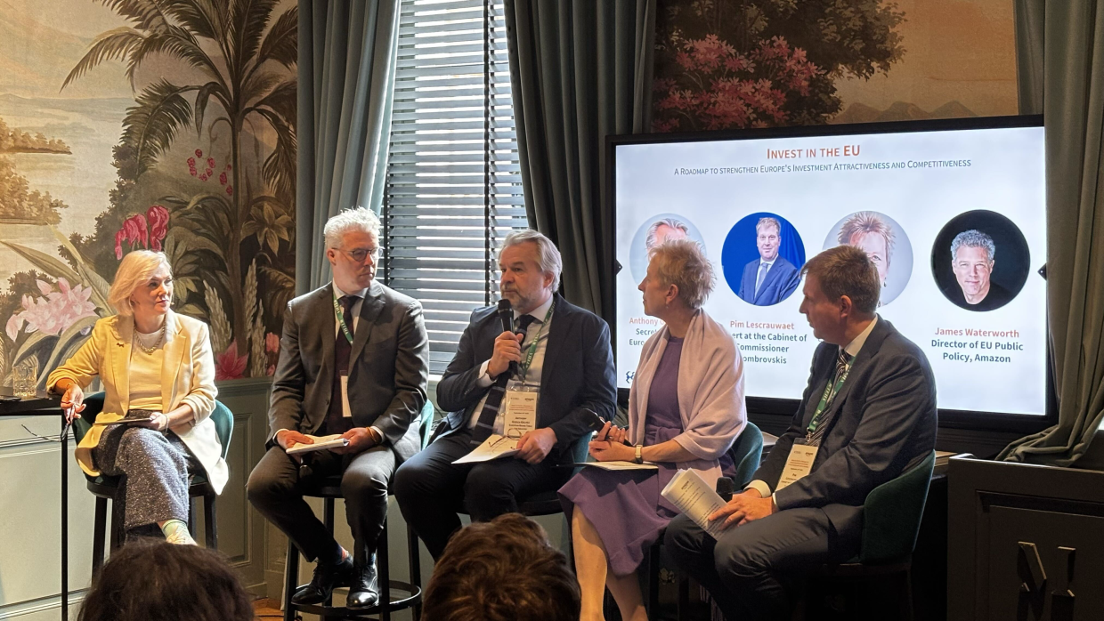 Panelists at the Brussels TEHA Study announcement event. 
