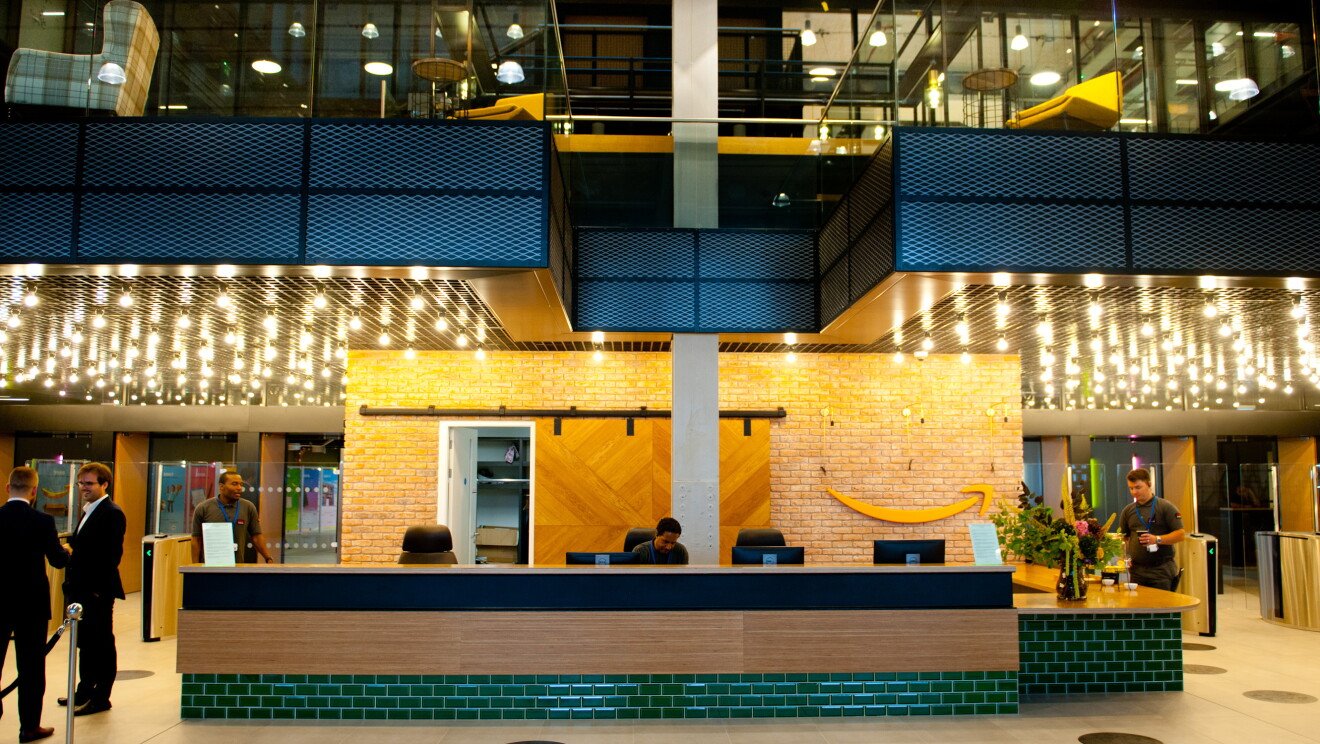 Amazon office in Shoreditch London