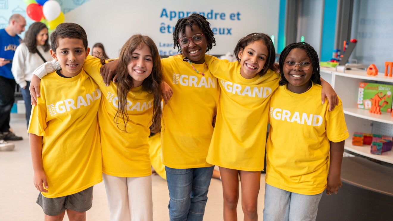 Students in Yellow Shirts