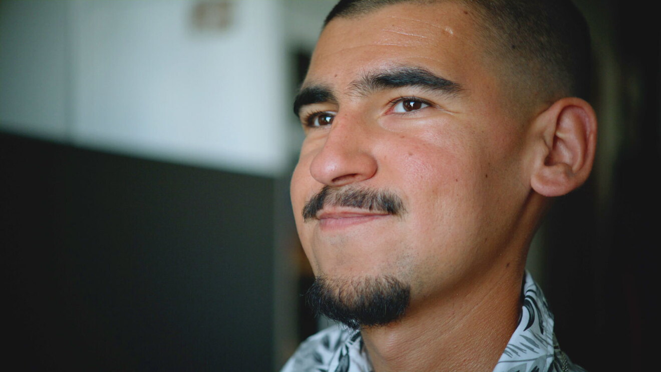 An image of a man's profile.