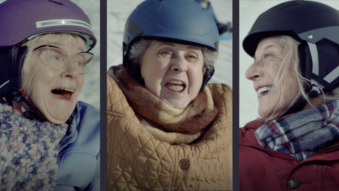 Christmas 2023 ad campaign Women Laughing