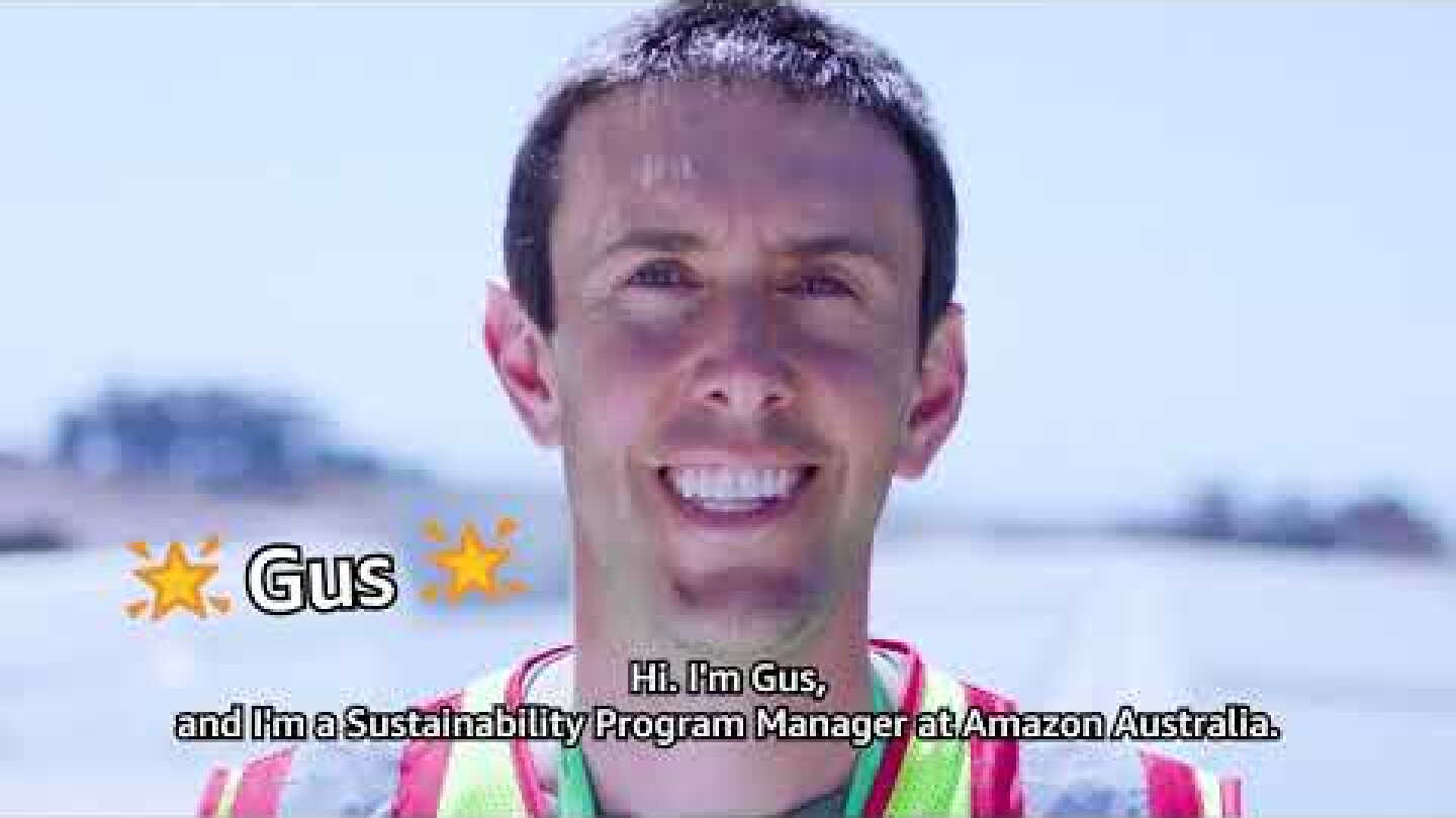 Meet Gus, Senior Sustainability Program Manager, Amazon Australia