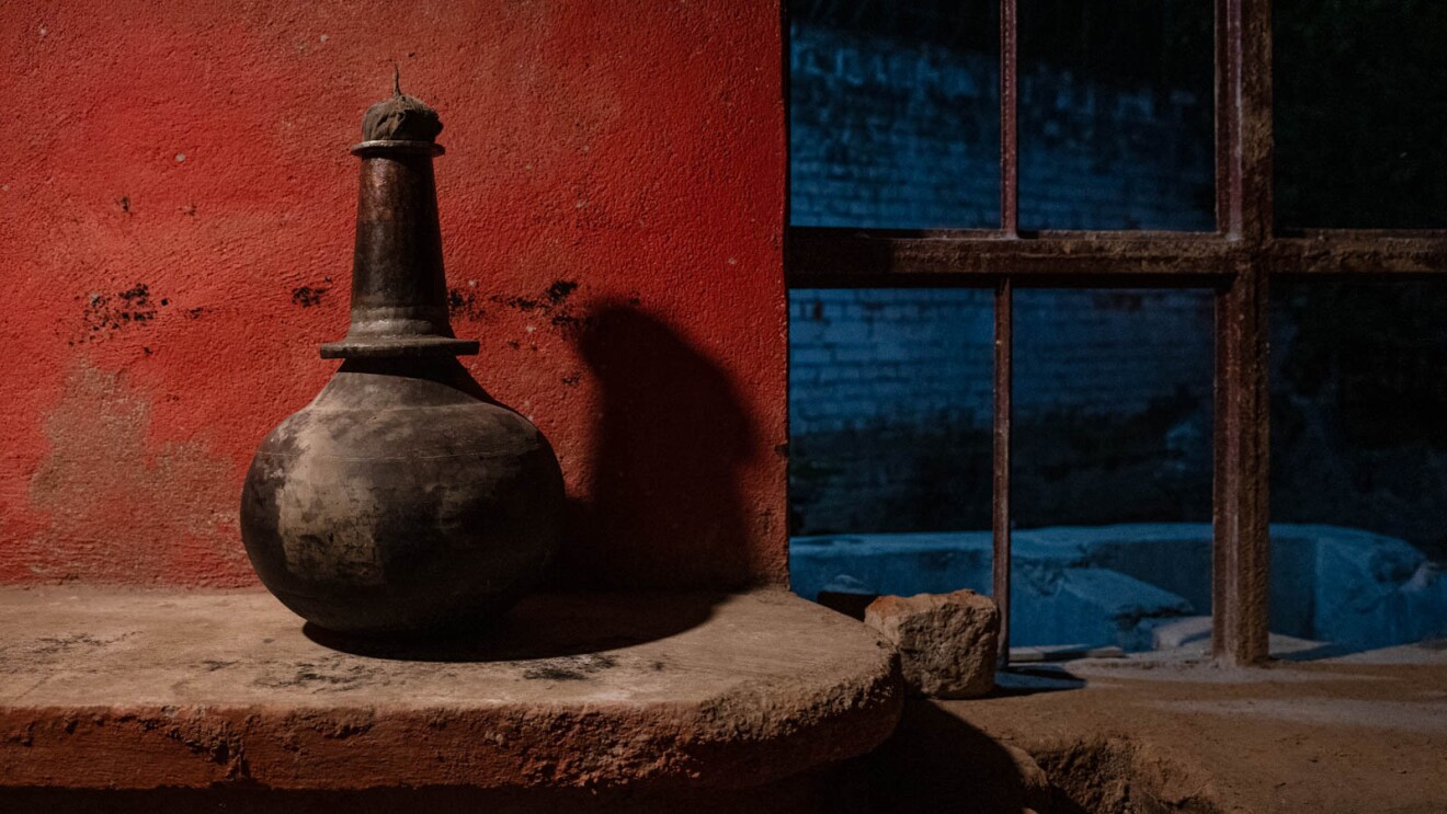 Boond attar factory in Kannauj