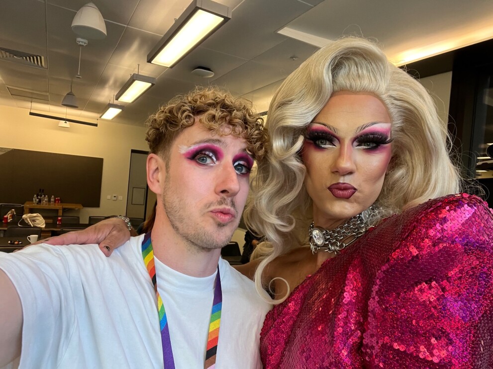 Drag makeup with Crystal from RuPaul's Drag Race