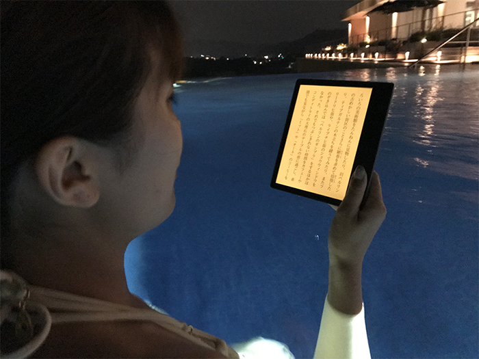 海＆山へ旅の必需品、「Kindle Oasis」新モデルのメディア向け体験イベントを開催