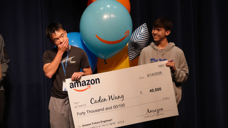 Amazon Future Engineer (AFE) scholarship recipient