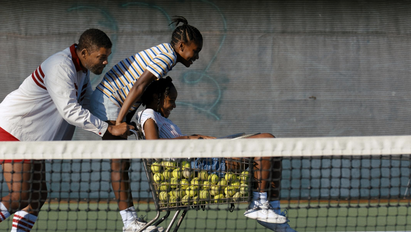 A still from the movie King Richard