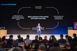 Andy Jassy on stage at the Amazon Alexa Event 2025