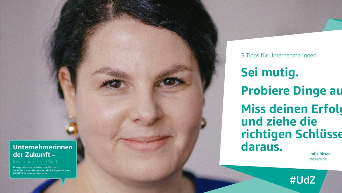 Julia Ritter, Teilnehmerin von Unternehmerinnen der Zukunft.