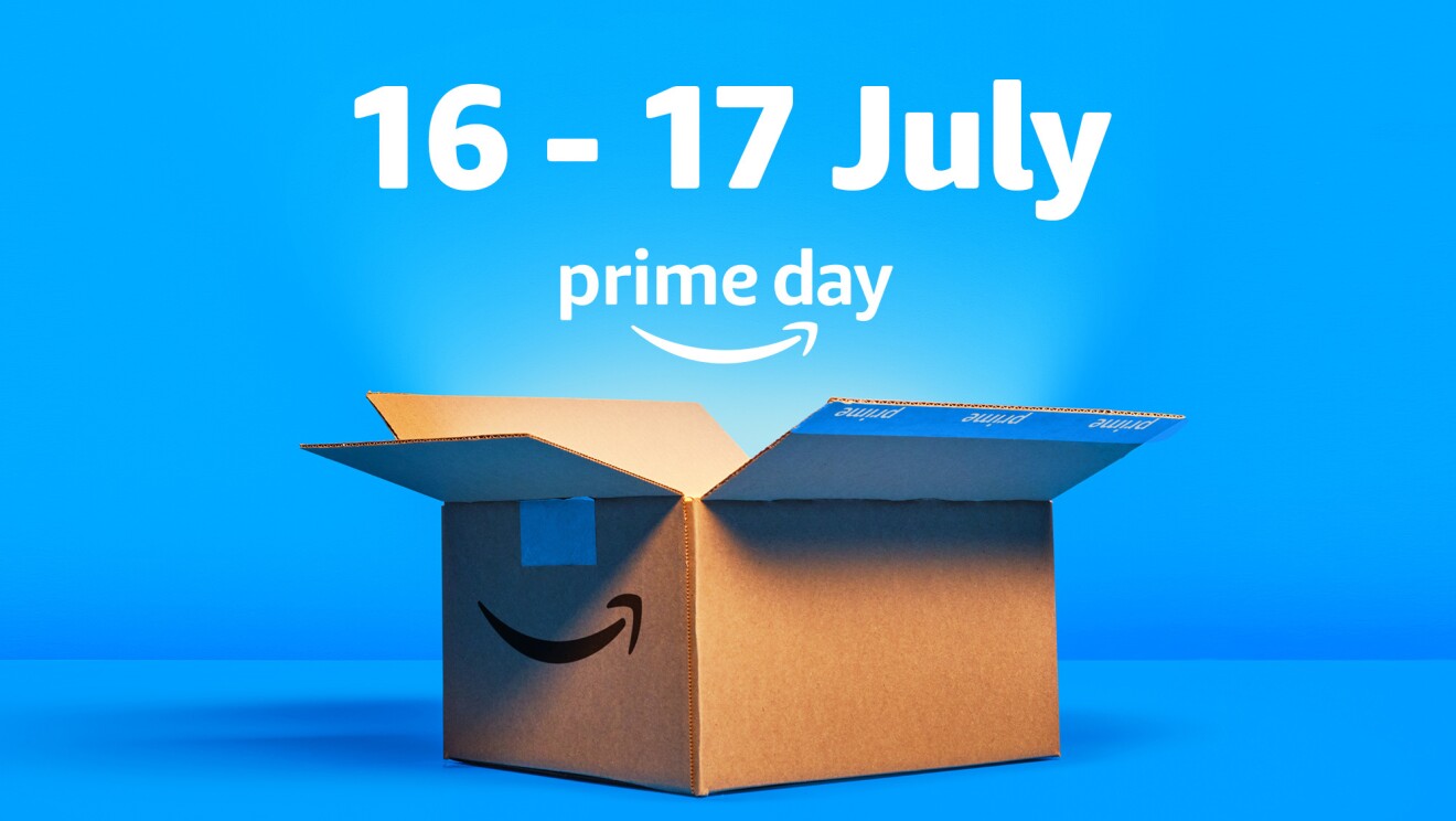 Imagery of products and icons for Prime Day