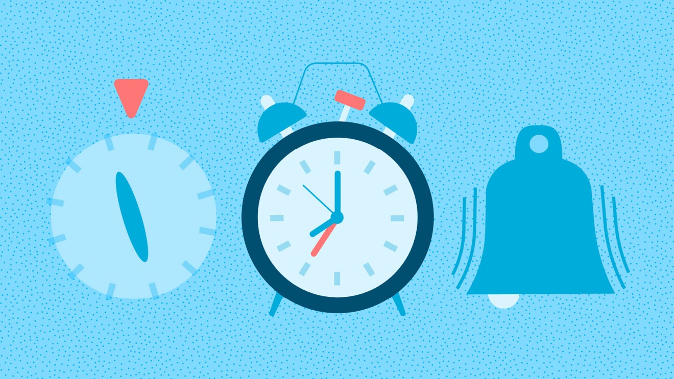 Prime Day 2023 live blog best deals: graphic image of a timer, clock, and bell.
