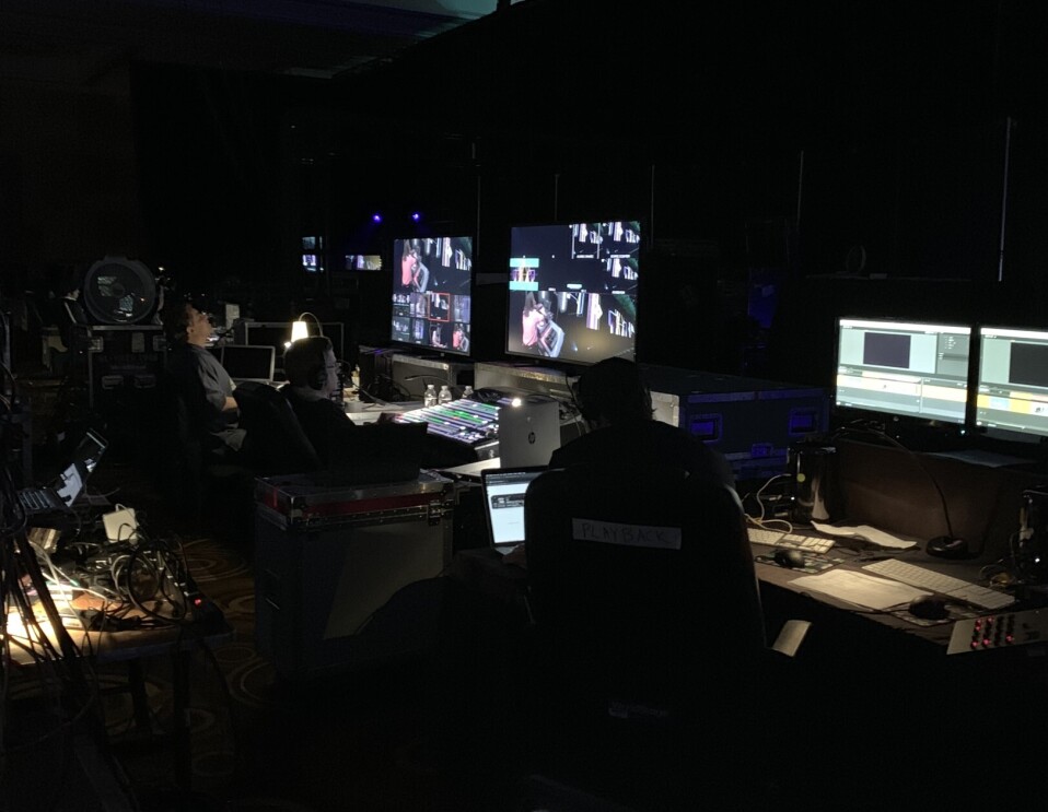 Backstage at re:MARS keynote