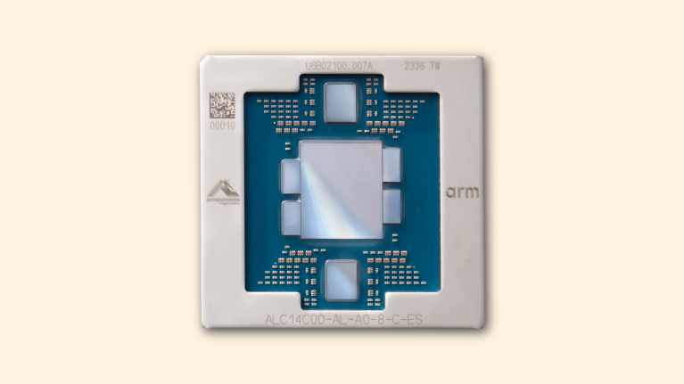 An AWS Graviton4 chip.