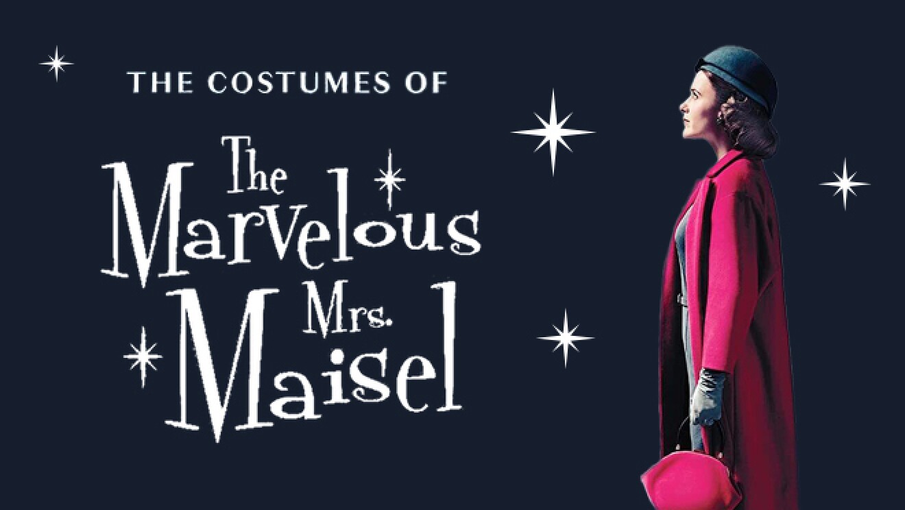 An image of the book cover for Madly Marverlous: The costumes of the marvelous Mrs. Maisel.