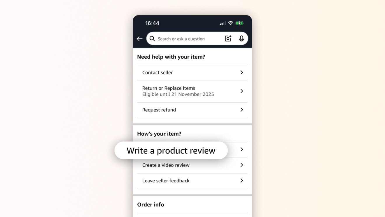 Screenshot of Amazon product purchase page
